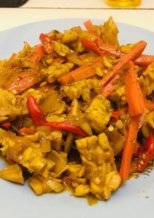 Foto resep Tumis Cumi Tempe Sayur