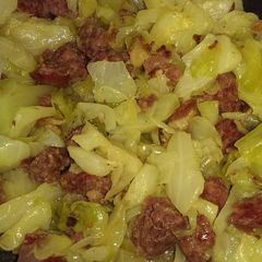 A picture of savory cabbage.