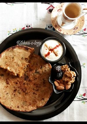 A picture of Mooli Paratha.