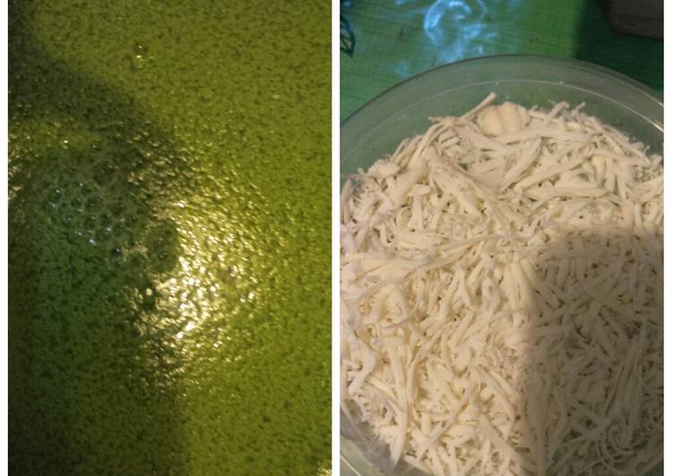 Puding lumut vla keju