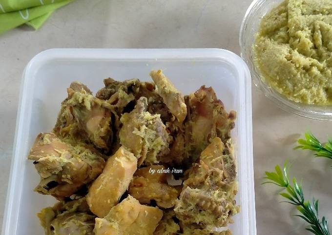 Resep Ayam Serundeng frozen yang Lezat