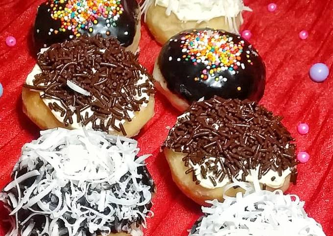 Langkah Mudah untuk Menyiapkan Mini donat aneka toping yang Lezat Sekali