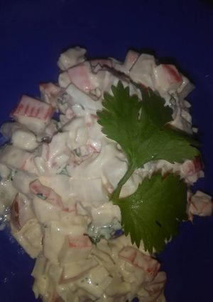 A picture of Crab Salad.