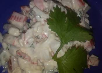 Easiest Way to Prepare Appetizing Crab Salad