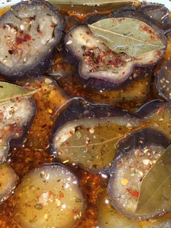 Una foto de Berenjenas al escabeche