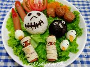 Hình ảnh của xúc xích halloween