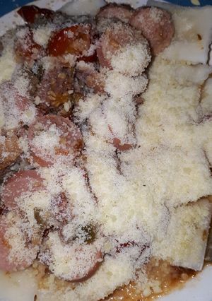 Una foto de Ravioles con salsa cherry