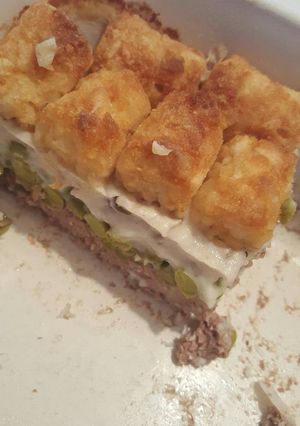 A picture of Tater-Tot Casserole.