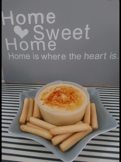 Una foto de Hummus de garbanzos