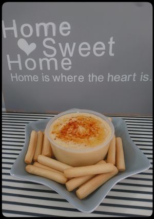 Una foto de Hummus de garbanzos