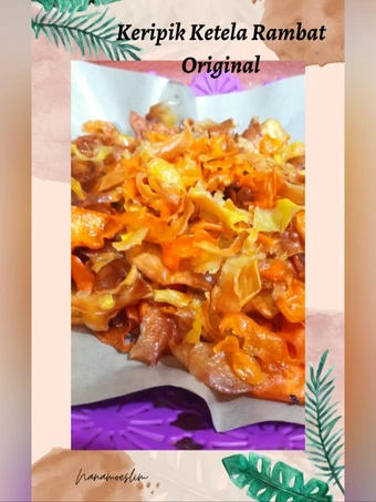 Cara Mudah Menyiapkan Resep Keripik Ketela Rambat Original yang Enak Banget Anti Ribet, Lezat