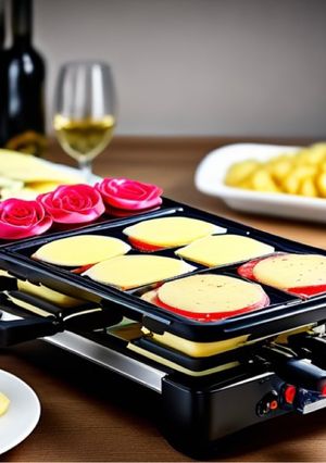Hình của món Raclette - Món Pháp Truyền Thống Mùa Lạnh Với Phô Mai Nóng Chảy, Jambon & Khoai Tây.