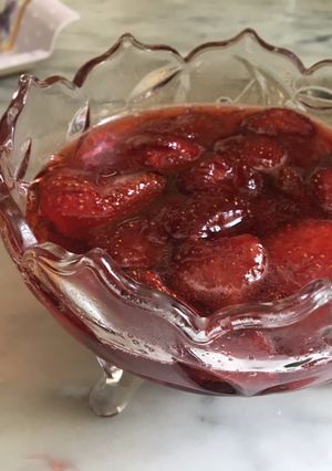 صورة لوصفة معجون الفراولة 🍓🍓🍓