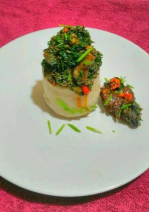 A picture of Semo and Veggie soup.