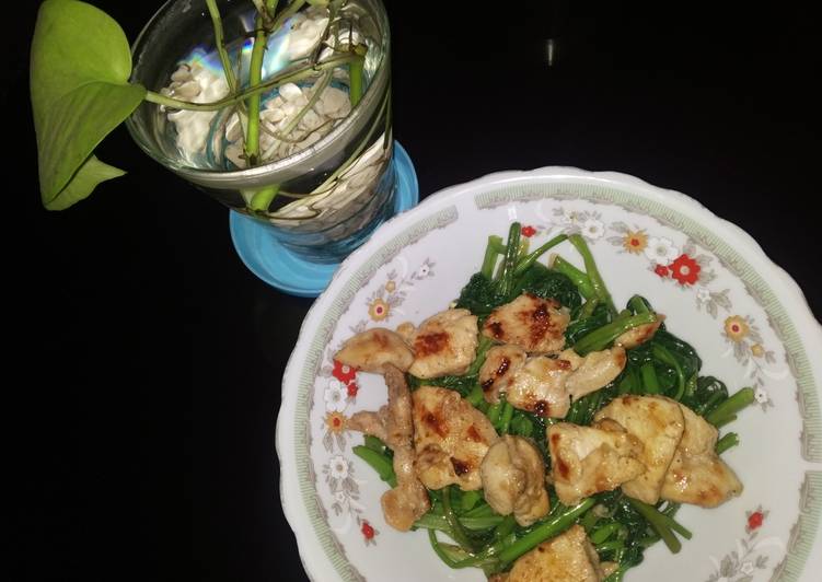 Resep Tumis kangkug ayam sehat untuk diet Anti Gagal