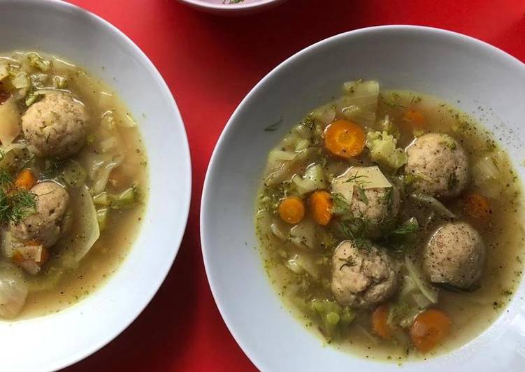 Recipe of Quick Loaded Matzo Ball Soup