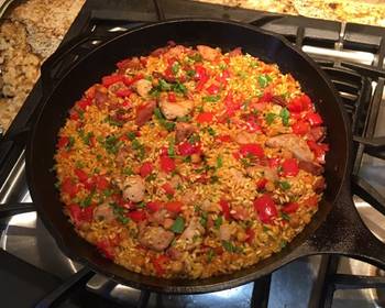 The New Way Make Recipe Chorizo and Chicken Paella Delicious Steady