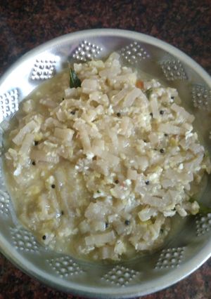 வாழைத்தண்டு கூட்டு செய்முறை முக்கிய புகைப்படம்