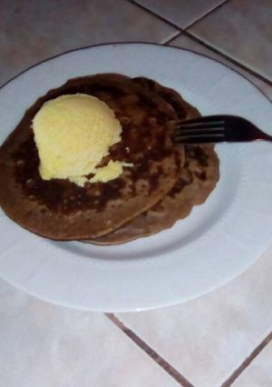 Una foto de Panquecas de chocolate fáciles