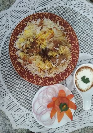 A picture of Awadhi Mutton Dum Biryani.