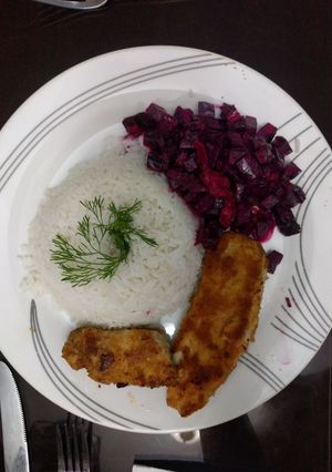 Una foto de Ensalada de remolacha con queso criollo