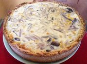 Una foto de quiche de choclo