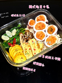 韓式泡菜中卷便當 的食譜成品照片