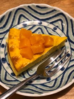 氣炸芒果芝士蛋糕(無餅底) 的食譜成品照片