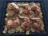 Muslos de Pollo al Horno con patatas