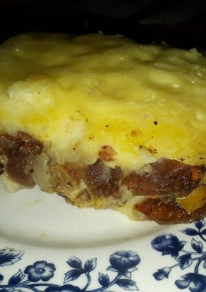 Una foto de Pastel papa con cochayuyo