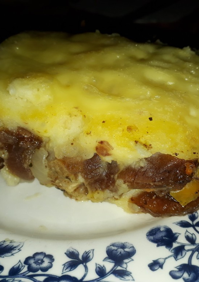 Una foto de Pastel papa con cochayuyo