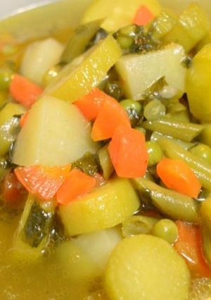 صورة لوصفة شوربة الخضار