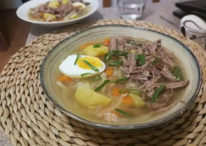 Pasos sencillos para Preparar  Ramen con repollo y ternera