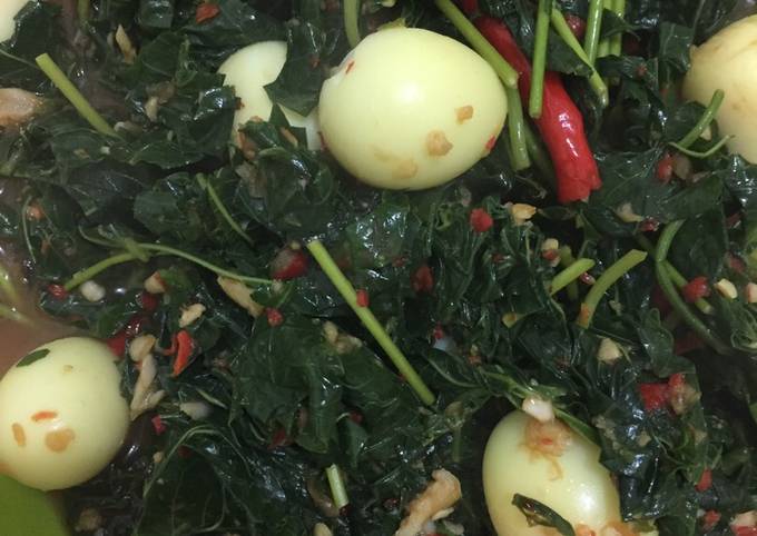 Cara Bikin Oseng Daun Ubi Telur Puyuh Bahan Sederhana