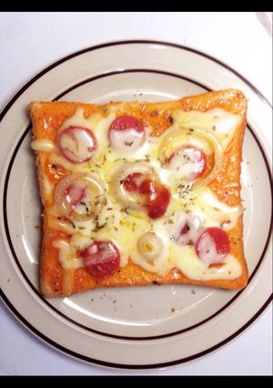 Foto resep Pizza Roti Tawar (Teflon)