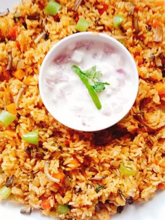 வாழைப்பூ பிரியாணி(valaipoo biryani recipe in tamil) செய்முறை முக்கிய புகைப்படம்