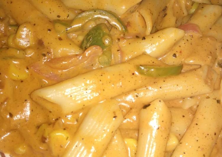 How to Prepare Ultimate White sauce pasta