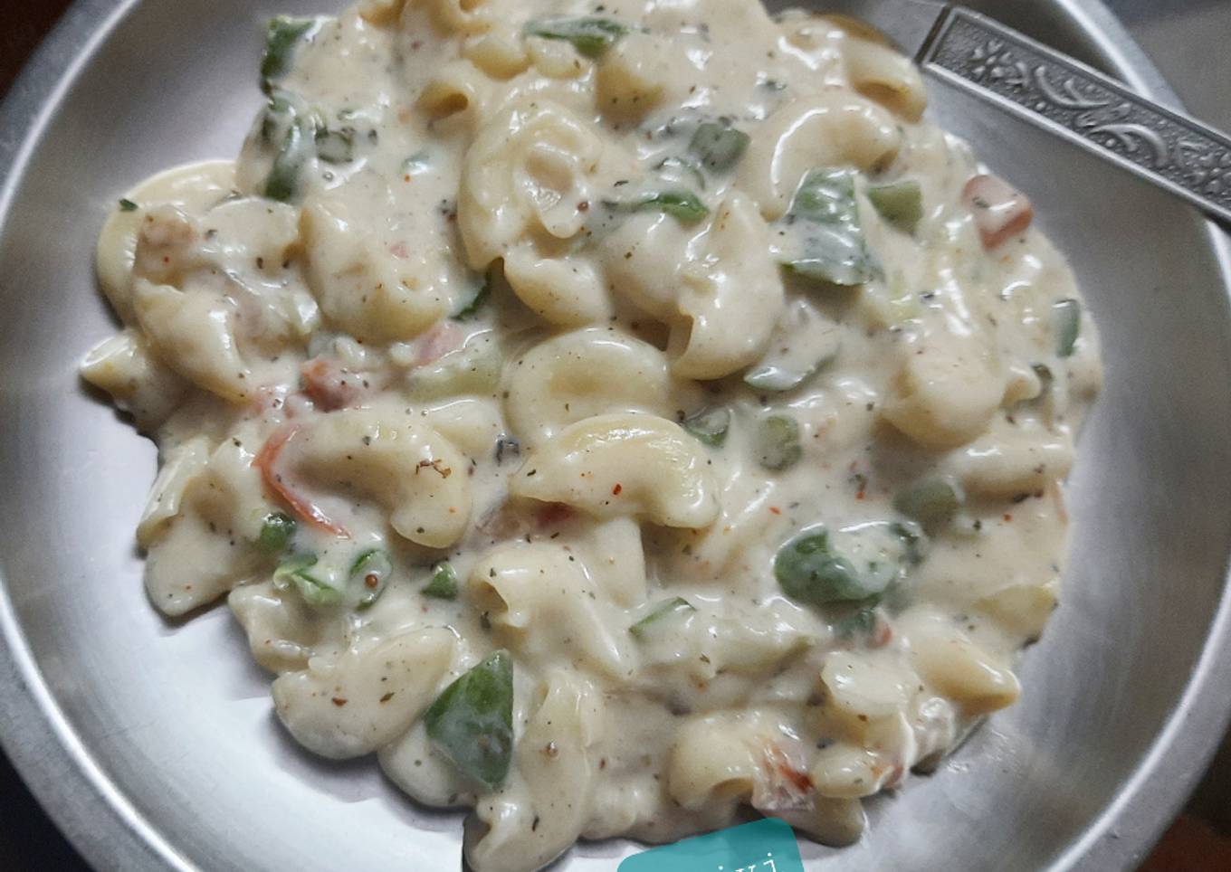 White pasta
