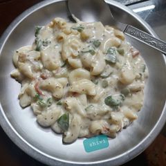 A picture of White pasta.