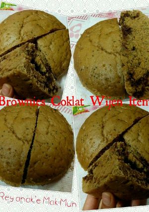 Foto resep Brownies Coklat Wijen Item