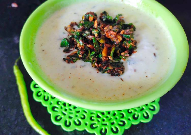 Steps to Make Perfect Spinach Raita