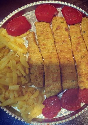 عکسی از دستور کباب مرغ