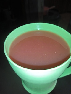 A picture of Watermelon and Grape Juice.