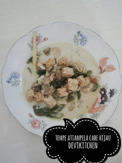 Foto resep Tempe Atiampela Cabe Hijau