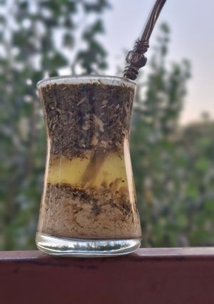 صورة لوصفة متة بالزنجبيل وعصير الليمون