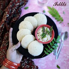 A picture of Potato idli / Alu idli.