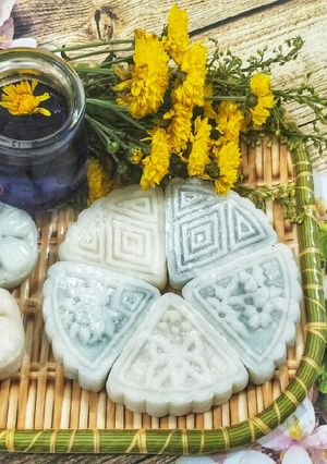 Hình của món Bánh trung thu dẻo (ít ngọt).