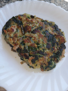 Una foto de Hamburguesa de pavo y verduras