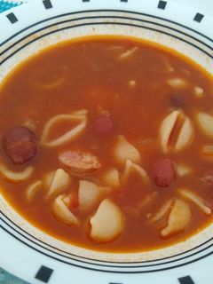 Una foto de Pasta fagioli