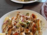 A picture of tahini chicken